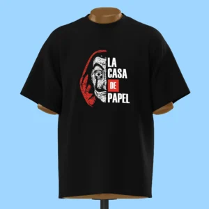 لباس طرح لوگوی La Casa de Papel با ماسک