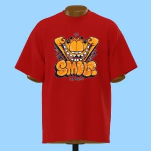 لباس طرح گرافیتی گارفیلد "Smile"
