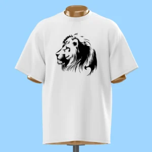 لباس طرح سر شیر از نیم‌رخ