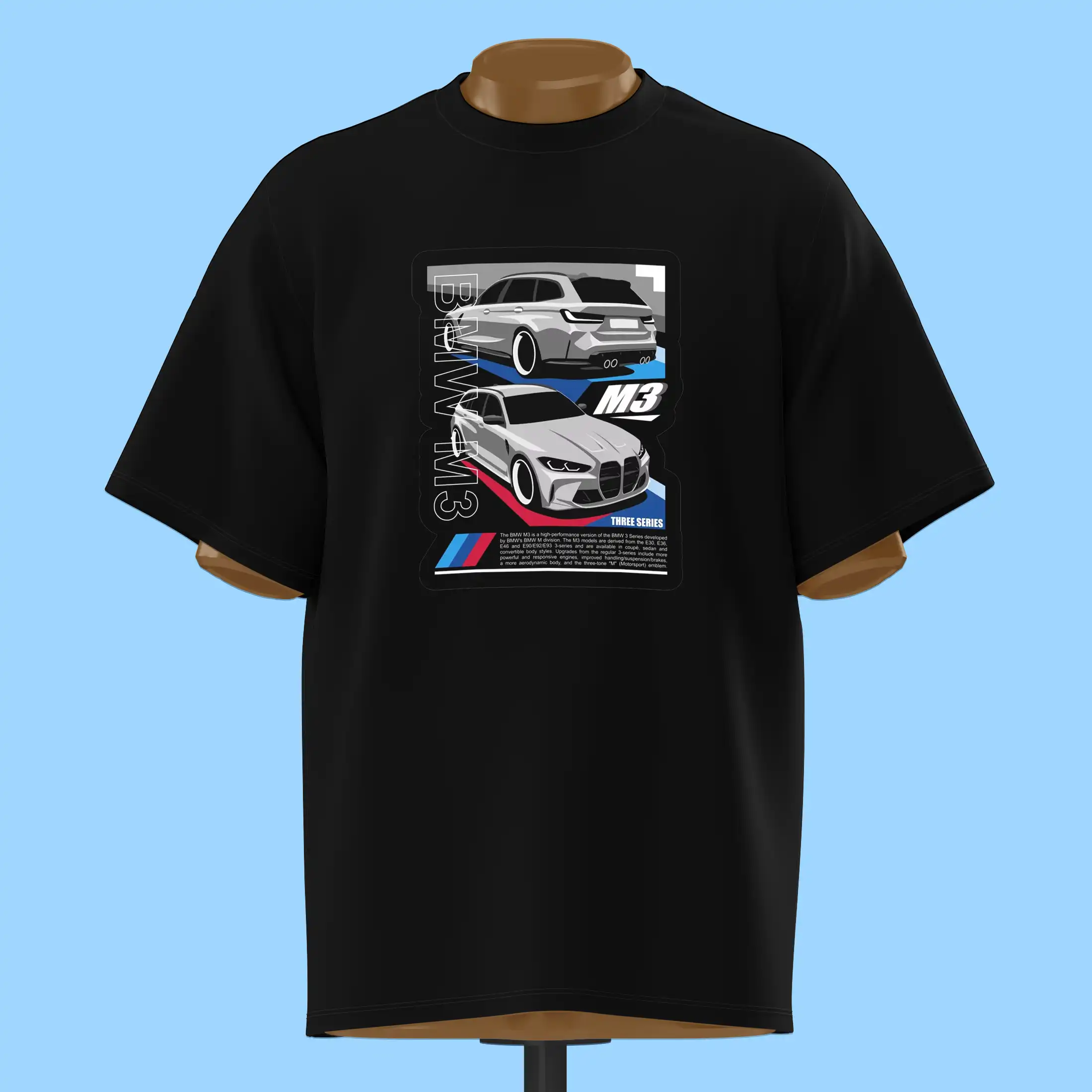 لباس طرح کلاژ بی ام و M3